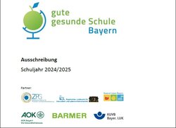 Deckblatt der Ausschreibung